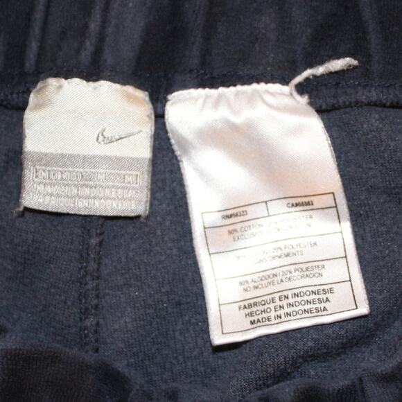 Nike Midnight Blue Velour Track Pants with White Side Stripe – Women’s Medium - Picture 4 of 4